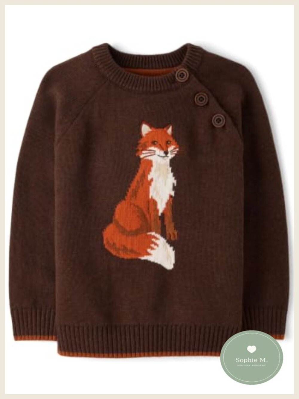 Boys Long Sleeve Crew Neck Sweater Raglan Sleeves Pullover